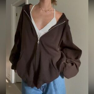 Gildan Heavy Blend Dark Brown Hoodie